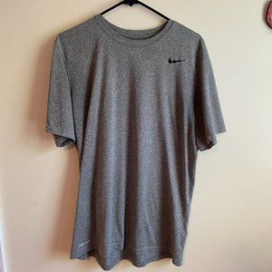 The Nike Tee Dri Fit Gray Tee Shirt